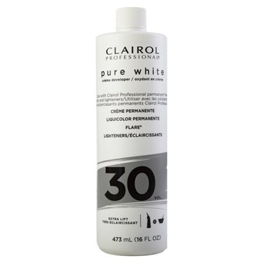 Clairol Professional Pure White 30 Volume Creme Developer – 16 fl oz - ANNS BEAUTY SUPPLY